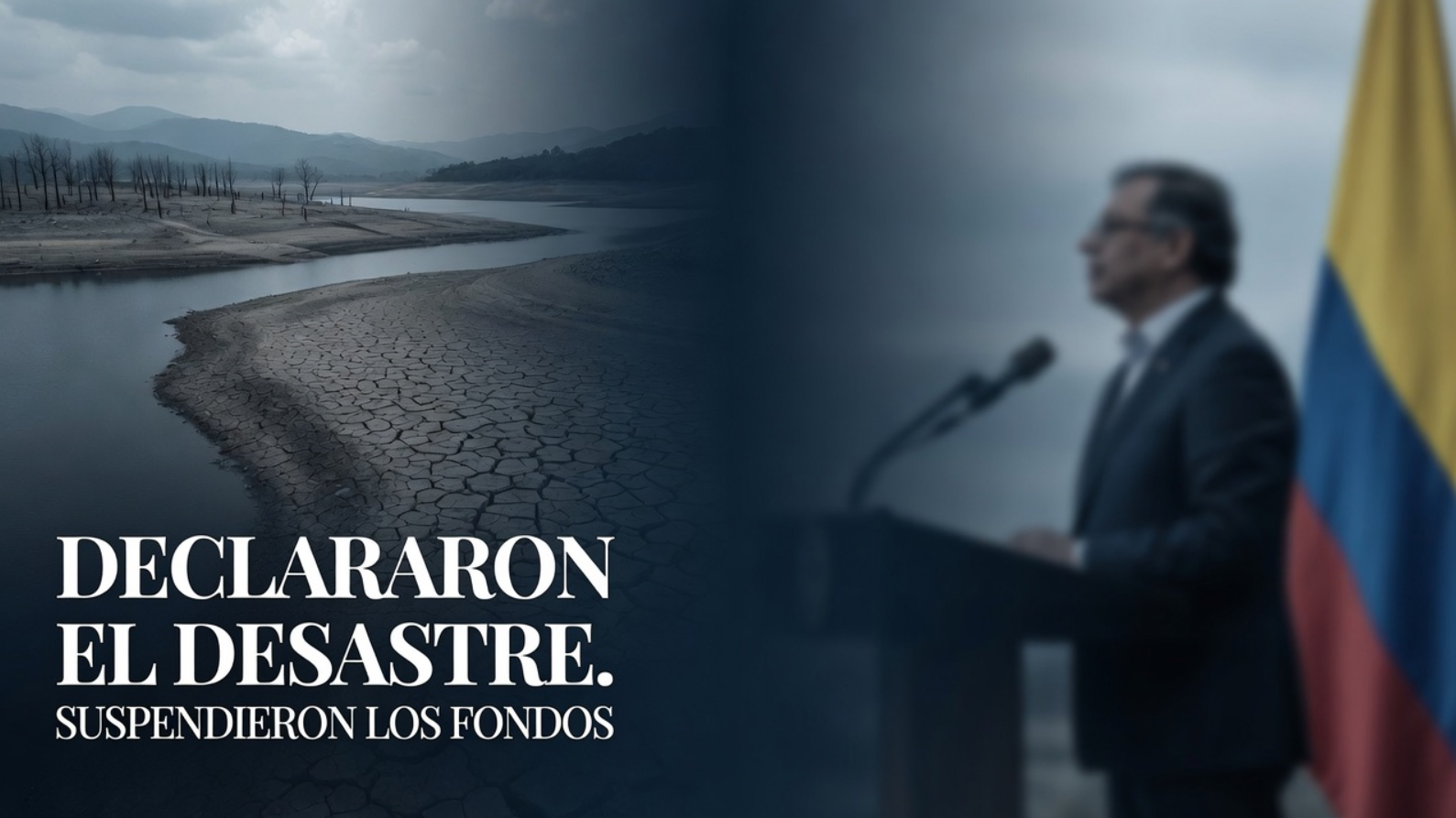 Declarado el desastre, suspendidos los fondos: Colombia entra a la megasequía sin mecanismo de respuesta.